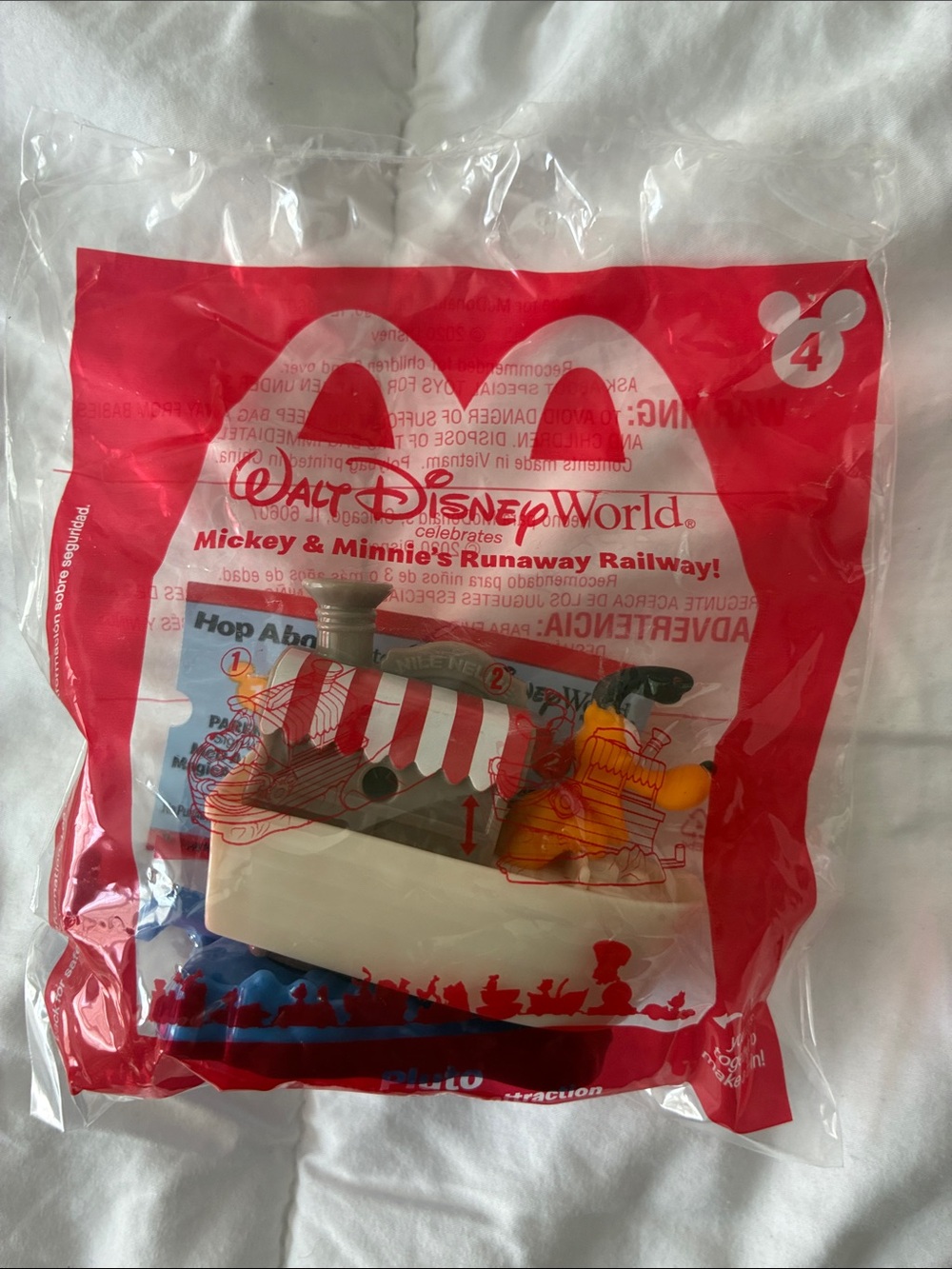 Walt Disney’s - Mickey & Minnie Collectable PLUTO #4 - McDonald’s - BULK LOT NWT